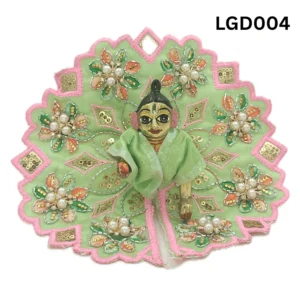 Laddu Gopal Dress Moti Flower Work Diamond Special Green Color - Swastik Store Laddu Gopal Dress Moti Flower Work Diamond Special Green Color - Swastik Store