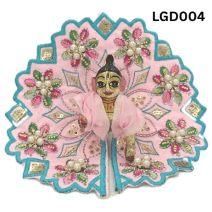 Laddu Gopal Dress Moti Flower Work Diamond Special Pink Color - Swastik Store Laddu Gopal Dress Moti Flower Work Diamond Special Pink Color - Swastik Store