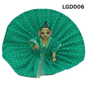 Laddu Gopal Dress Summer Green Color With Polka Dots - Swastik Store Laddu Gopal Dress Summer Green Color With Polka Dots - Swastik Store