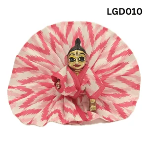 Laddu Gopal Dress Summer Pink Color Waves Design